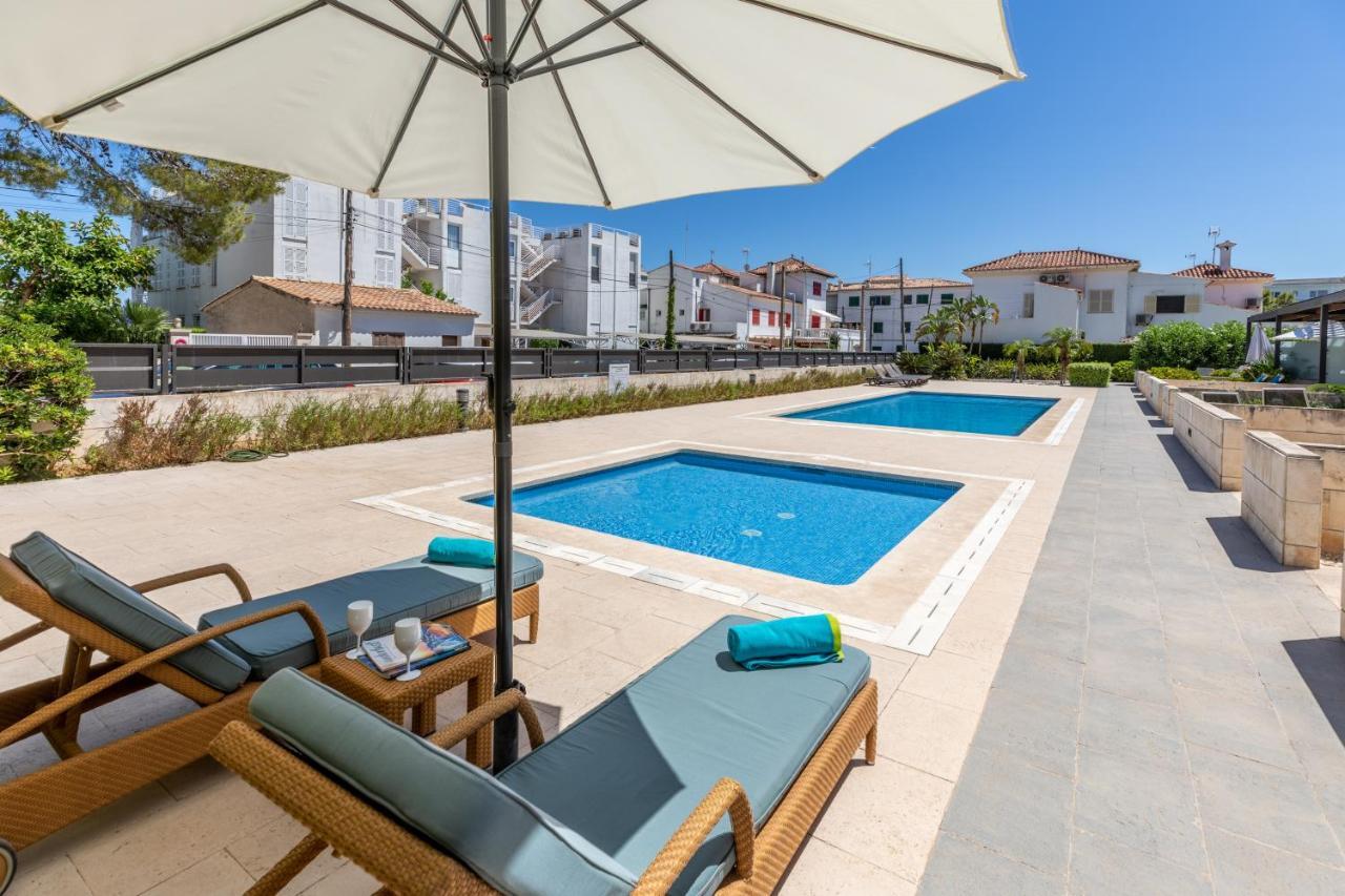 Apartment La Nau - Fantastic Apartment With Hot Tub And Pool, Just Steps Away From Beach Port de Pollença Eksteriør bilde